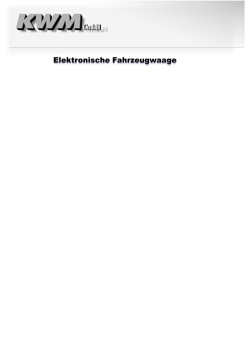 ElektronischeFahrzeugwaage GmbH GmbH